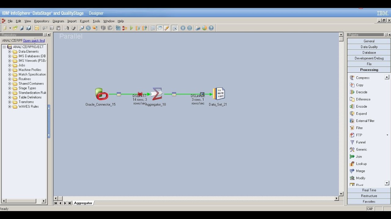 Aggregator Stage in Parallel Jobs with 'EXAMPLE': Video 13 (HD)