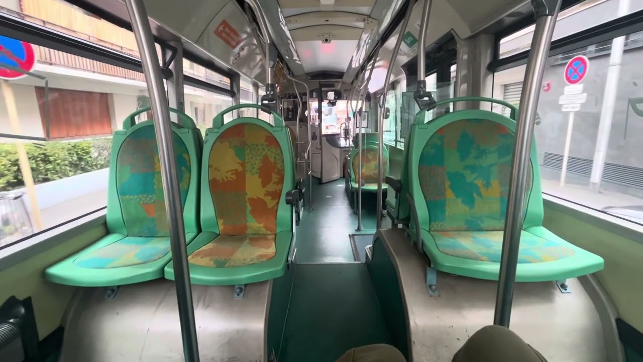 Voyage dans un heuliezbus gx 127 sur le bus 562, V4 direction, hôtel de ville d’Arcueil ￼