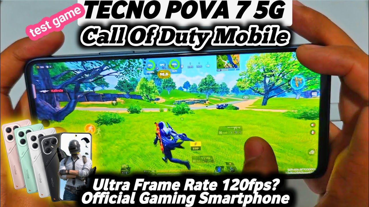 TECNO POVA 7 5G Test Game Call Of Duty Mobile Graphics Ultra Lag? Battery? Recommend? | Full Handcam