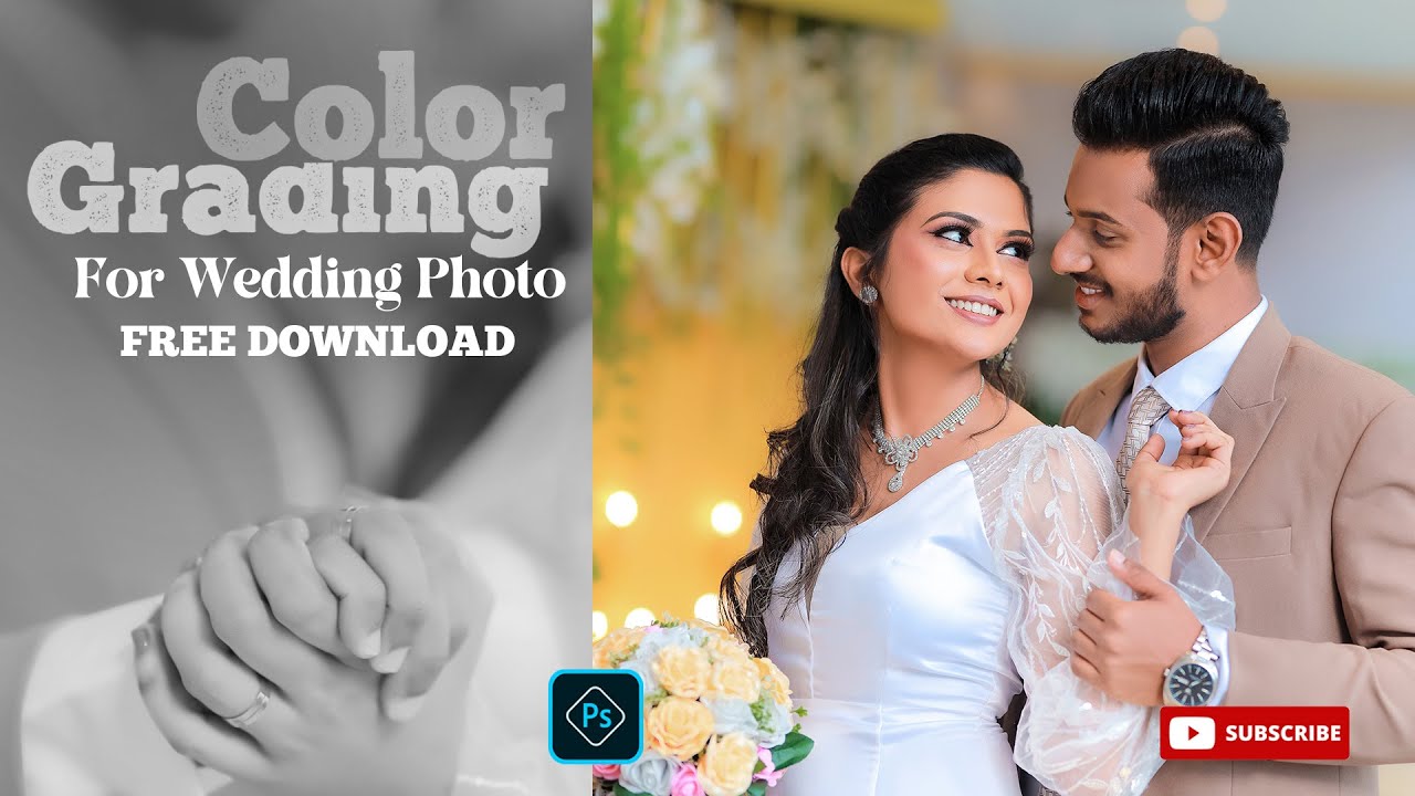 Wedding Photo edit | Color grading in photoshop | camera Raw Preset Free Download |