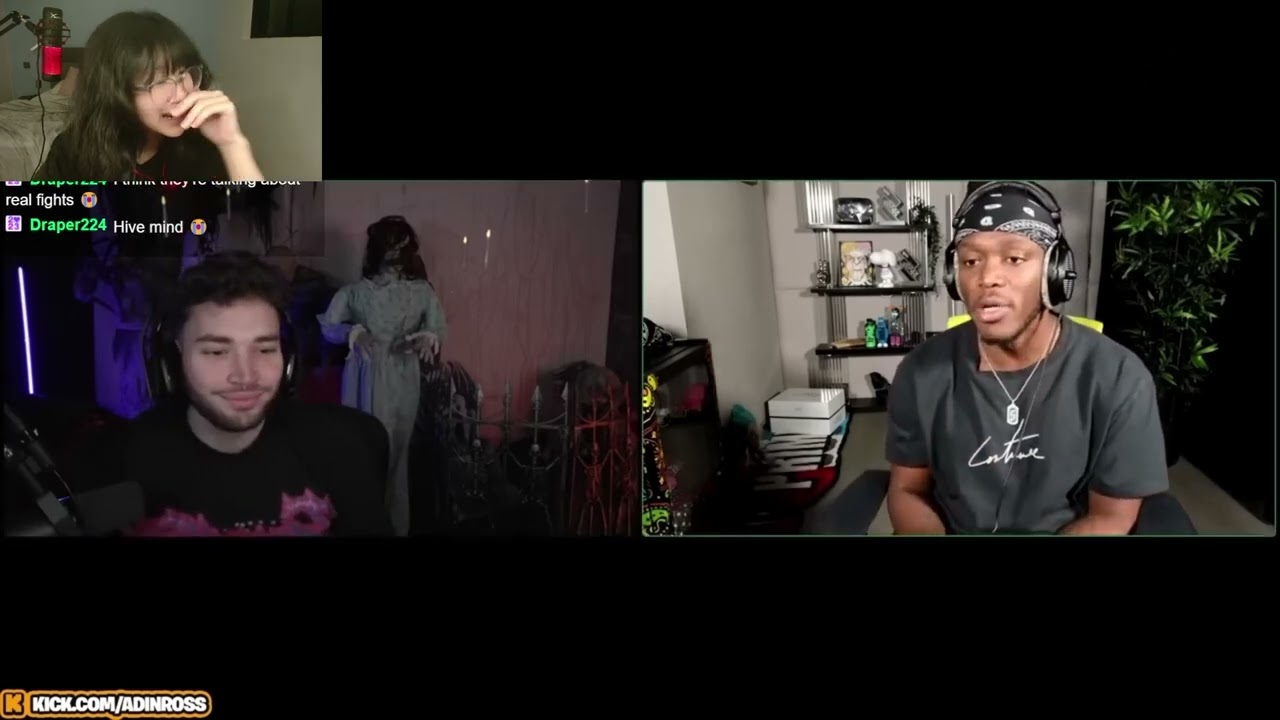 Deb reacts to KSI crashing out to Adin Ross about 