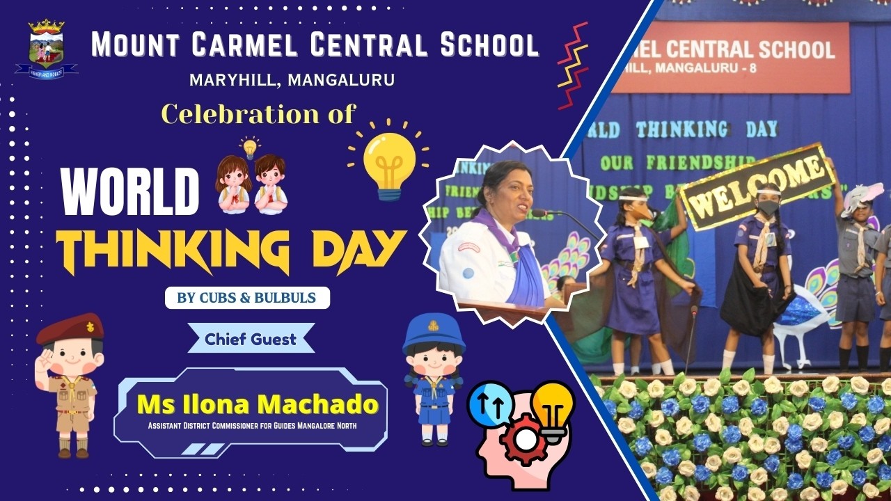 Mount Carmel Central School Celebrates World Thinking Day 2026 organised by Cubs & Bulbuls
