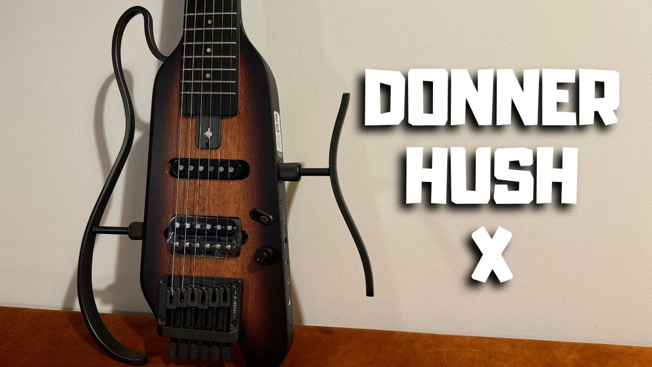 The ULTIMATE Travel Guitar? Donner HUSH X - Review & Sound Demo