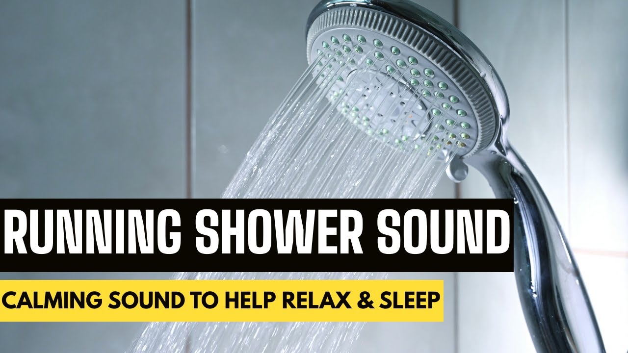 Running Shower Noise - Calming Shower Sound to Help Relax & Sleep ASMR