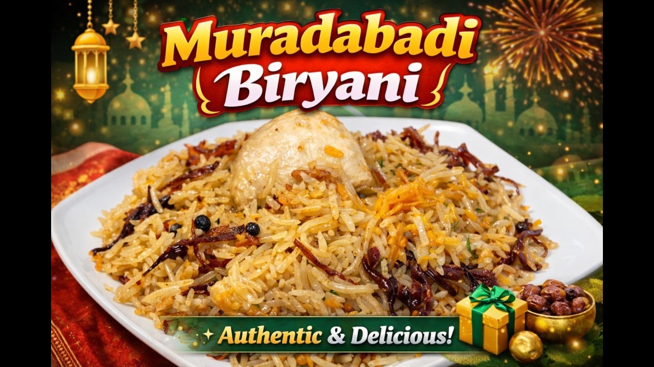 Eid Special Muradabadi Biryani | Asli Zaiqa Ghar Par! 😍🍛#Homemade biryani #easy #Eid special biryani