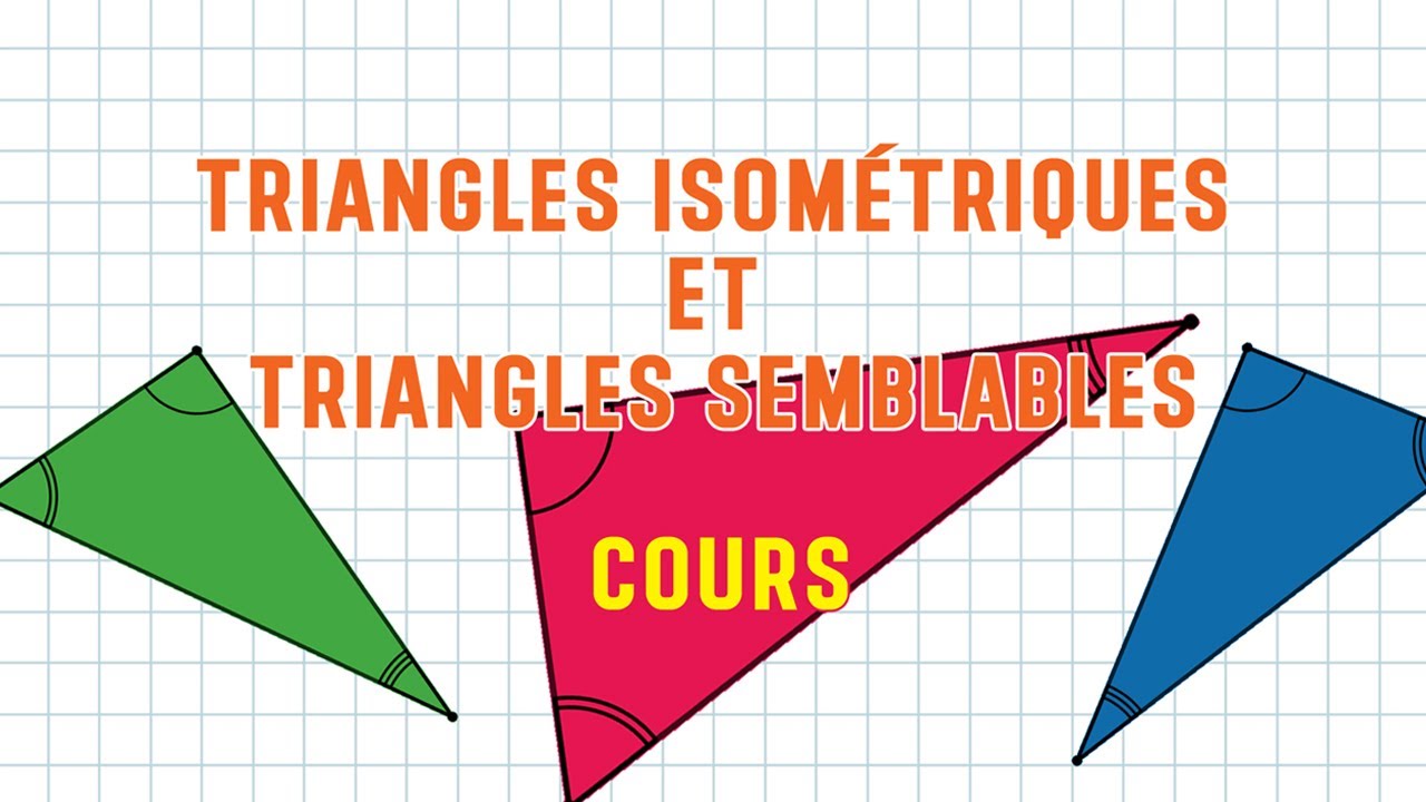 Triangles isométriques et triangles semblables (3AC) - cours
