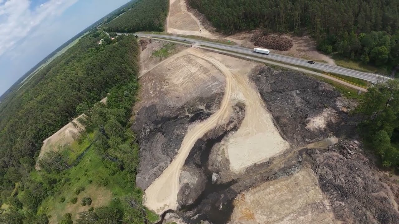 S19 Budowa drogi ekspresowej Via Carpatia Siemiatycze 26.05.2024  2/3 Film surowy bez obróbki