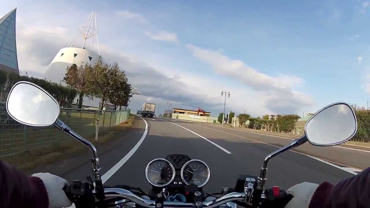 富山魚津海岸線ツーリング　MOTO GUZZI V7 CLASSIC