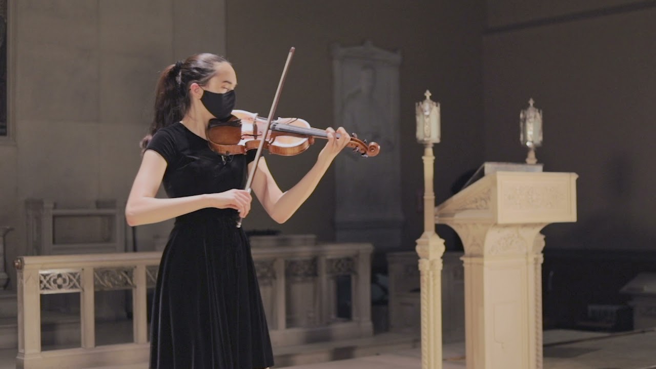Adah Kaplan, violin - J.S. Bach – Sonata No.1 in G Minor, BWV 1001 – Presto