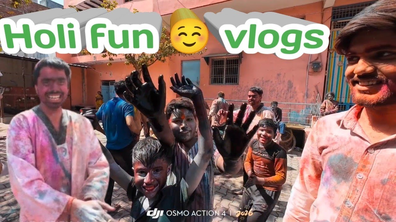 Holi fun 😊 💦 vlogs Episode 1  ||@sanjayshrivastavvlogs 