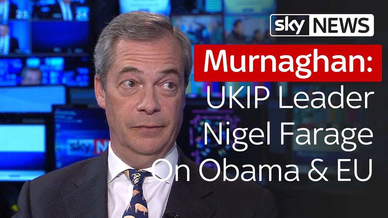 Nigel Farage On Obama's EU Referendum Intervention | Murnaghan