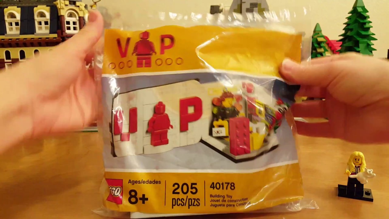 Lego Set 40178 Exclusive VIP Set Unbaging!