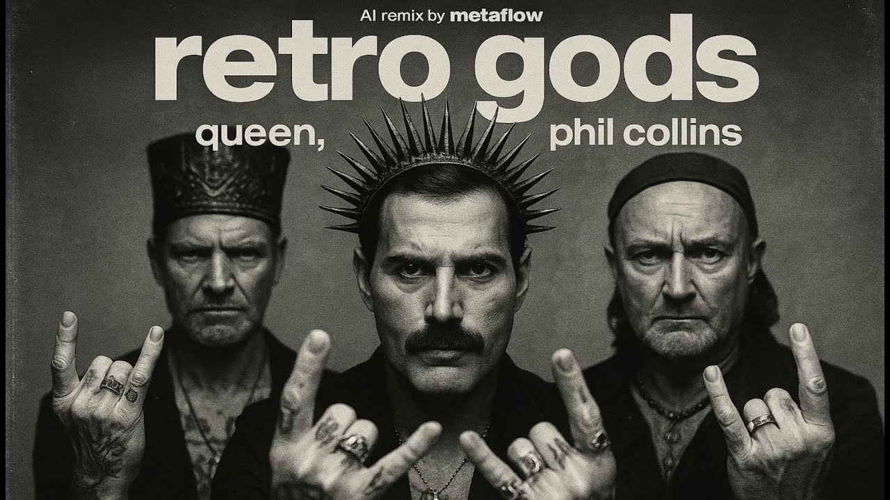 80s RETRO GODS &ndash; Queen, Sting & Phil Collins Inspired Psychedelic Rock-Pop | Epic AI Remix Album