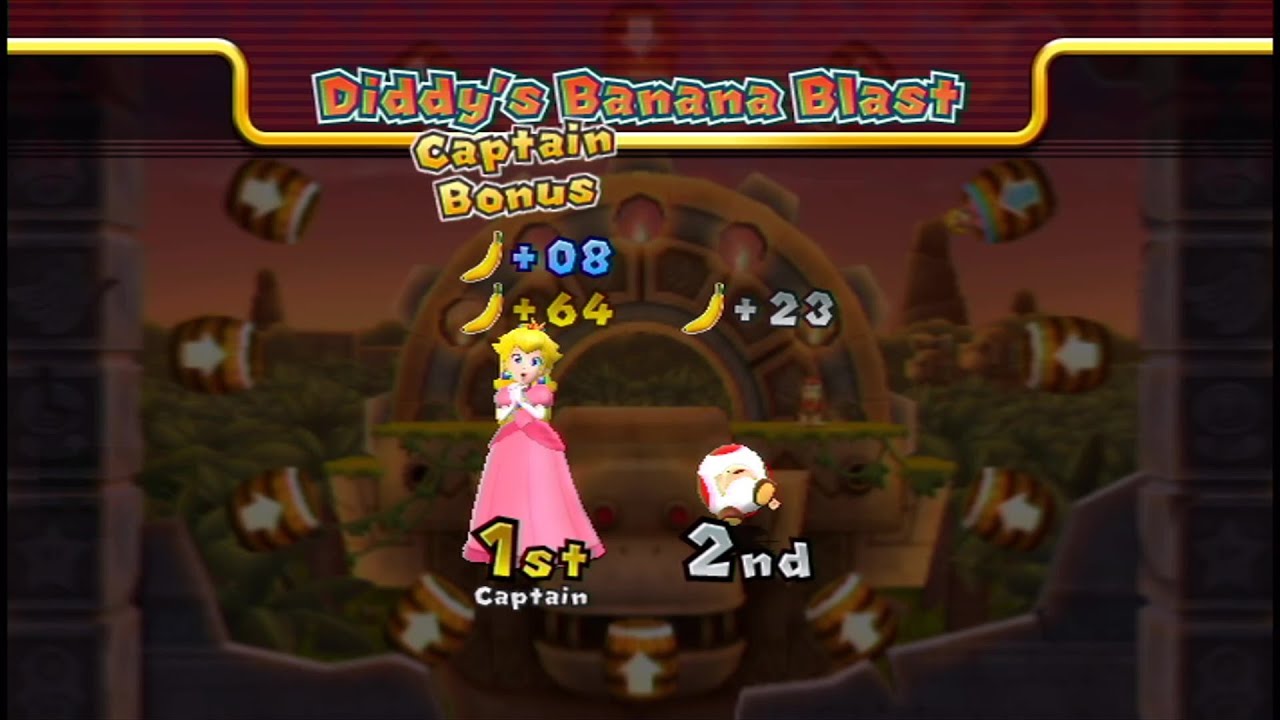 Mario Party 9 #59 DK's Jungle Ruins (Peach Vs Toad)