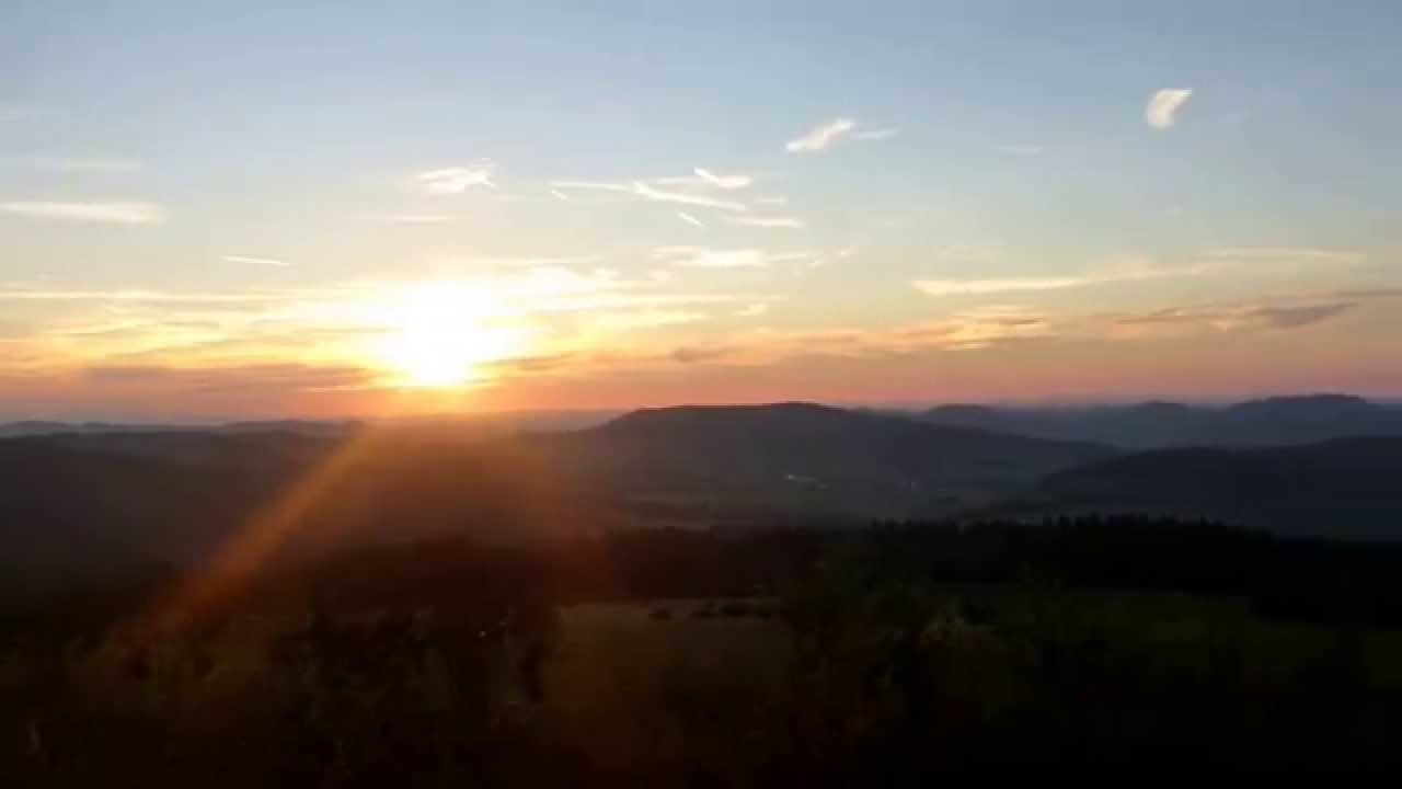 Sonnenuntergang auf dem Ellenbogen am Eisenacher Haus