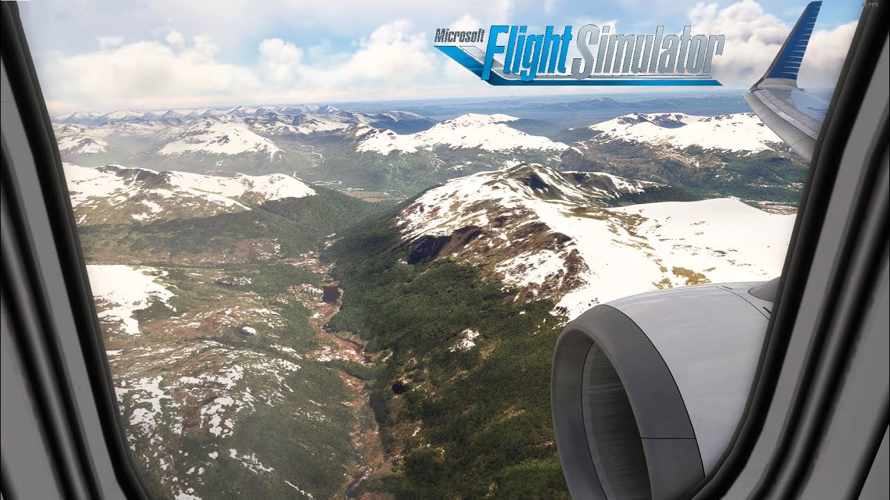 MSFS 2020 beautiful appraoch to Ushuaia Airport - Argentina