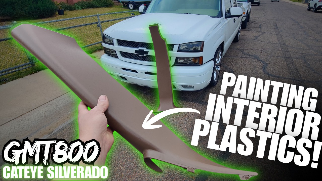 Silverado Interior Color Change! (How to paint the Plastics)