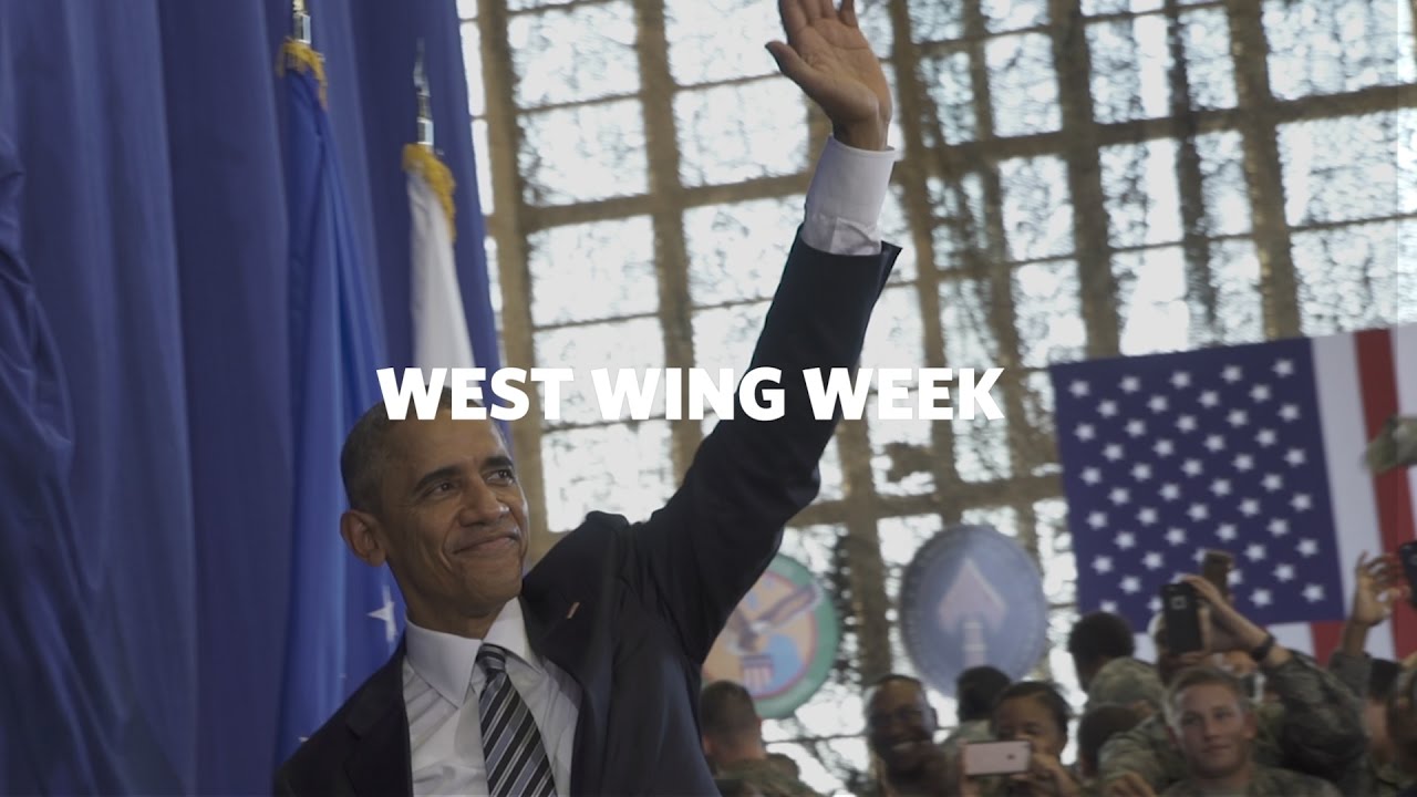 West Wing Week: 12/09/16 or, “How Joe Walsh Cleans Up”