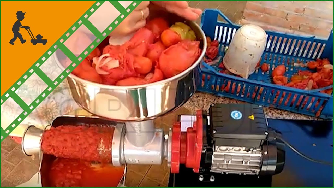 Funktionsvideo - Tisch-Tomatenpresse Reber 9011 NX von 0,53 PS