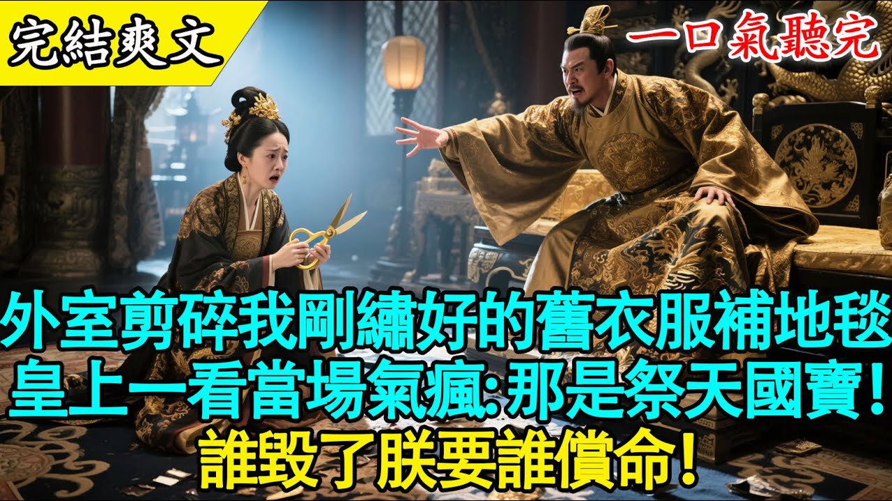 【完結古言】✂️ 無知！妾室剪碎“破布”墊地毯，皇帝一看大怒：那是朕的祭天龍袍！全家抄斬！ 👑#古言 #打臉 #爽文 #有聲書 #audiobook #大女主 #復仇 #原創