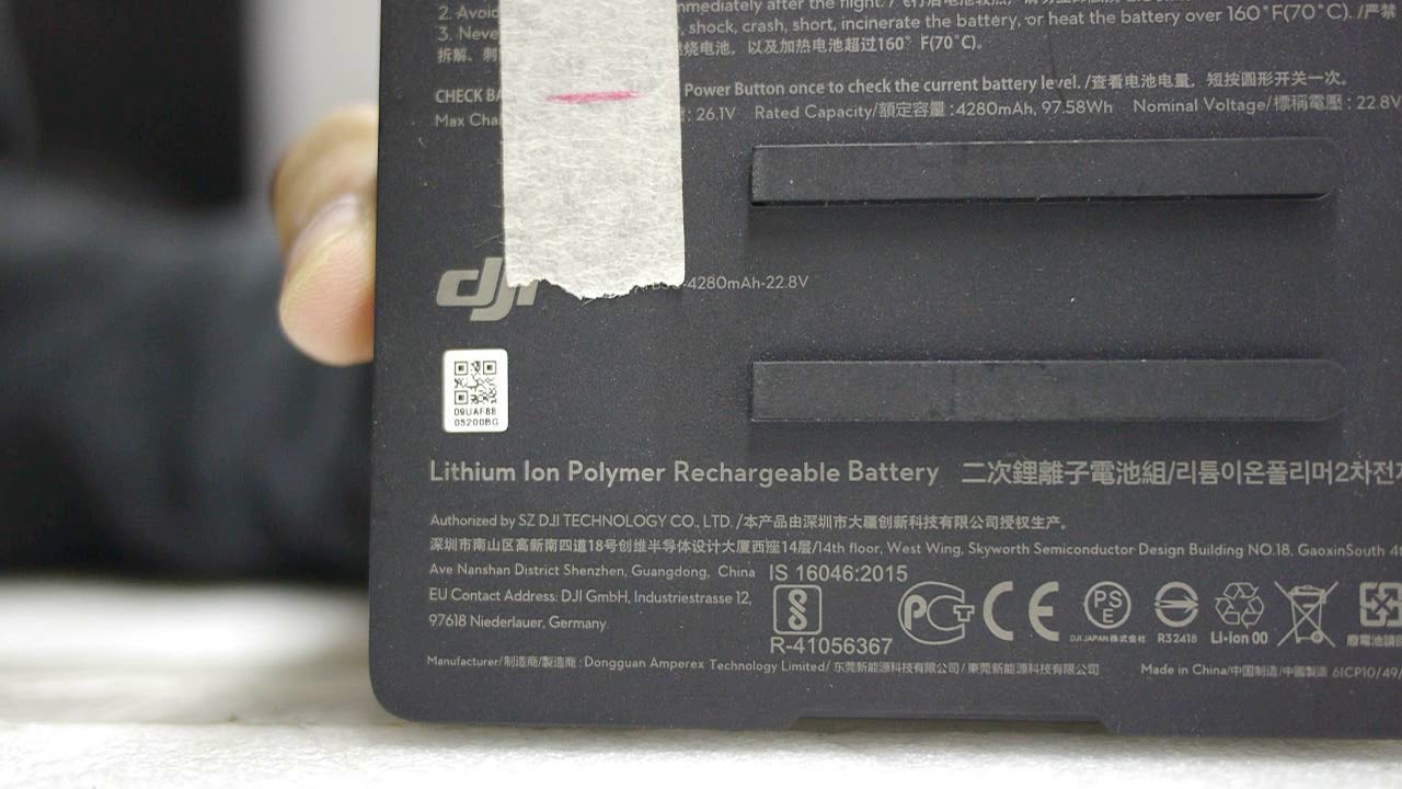 DOA Inspire 2 Battery not charging properly A1