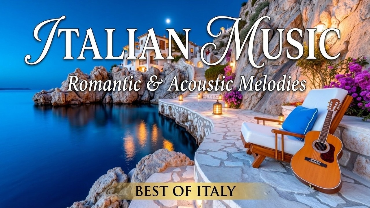 Italian Guitar Music ~ Relaxing Mediterranean Music for a Sunset Dinner on Amalfi Coast