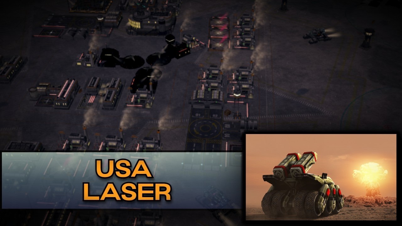 C&C Contra X Beta 2 Nuke General Challenge #6 vs USA Laser General [Hard]
