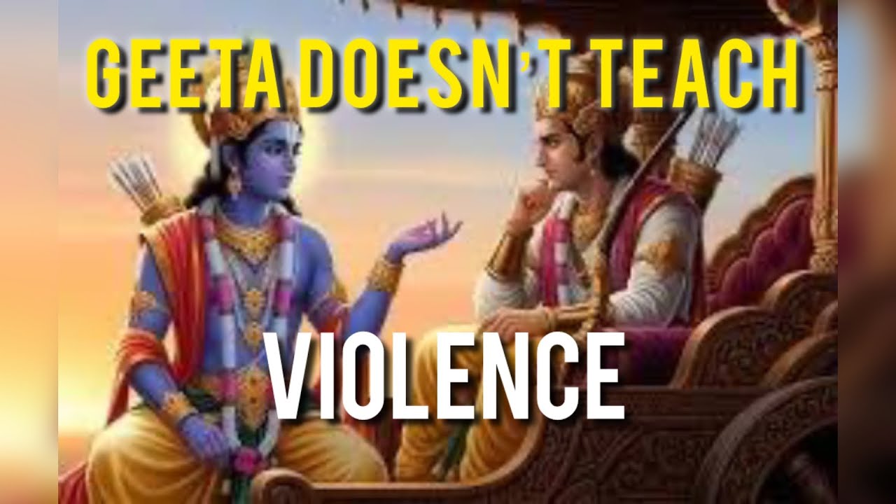 “The Gita Teaches Karma, Not Violence – Follow Your True Nature”