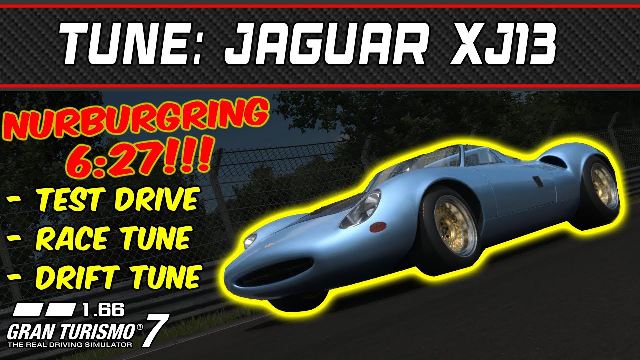 GT7 — Настройка: Jaguar XJ13 '66 — Gran Turismo 7 — 1.66