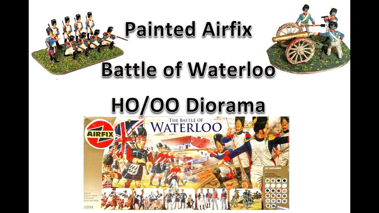 Airfix Battle of Waterloo Diorama Set - HO/OO Scale 1/72 Fully Painted