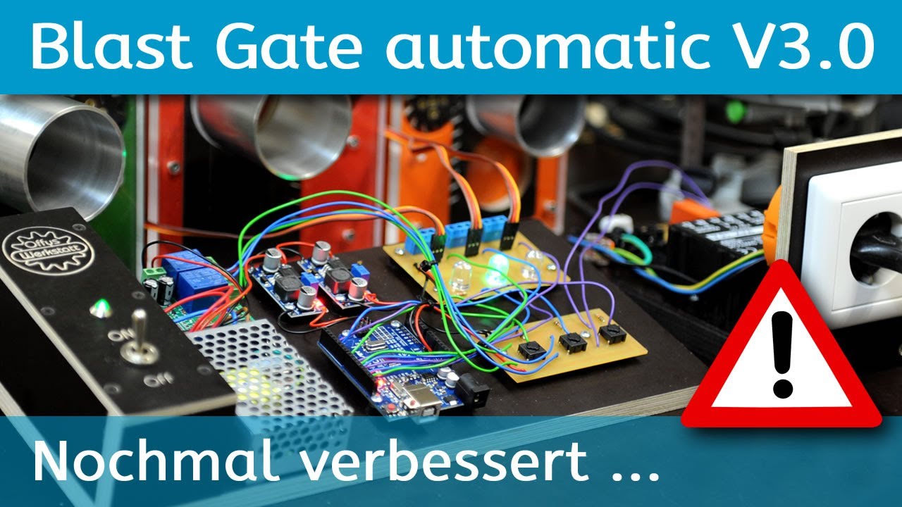 Blast Gates automatic / Elektronische Schieber Version 3.0