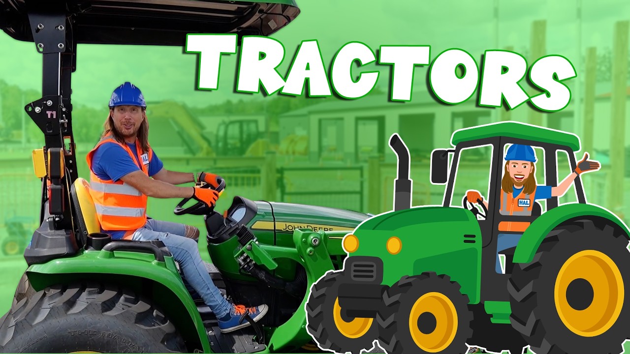 🚜All about Tractors 🚜 Learn How Tractors Work with Handyman Hal