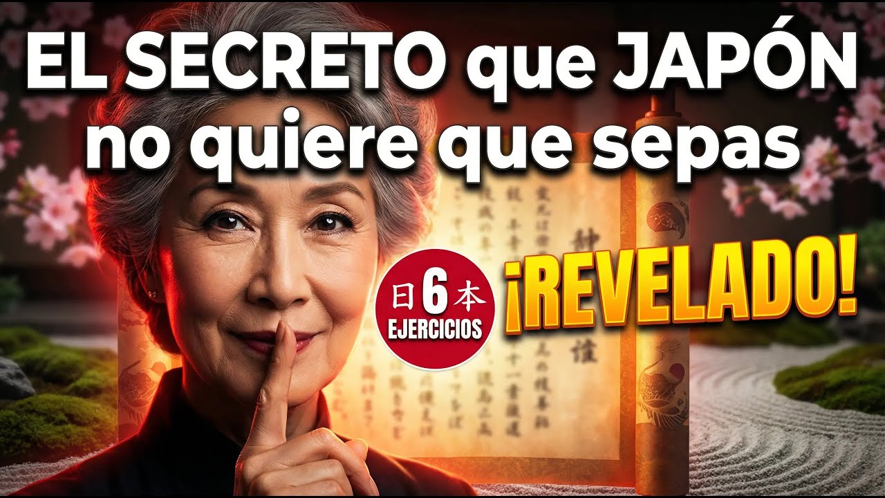 ¿Tienes más de 60? Estos 6 Ejercicios JAPONESES Cambiarán Tu Vida