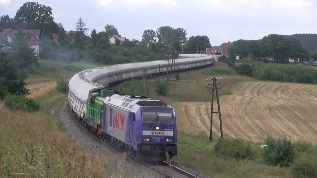 To dopiero kolejowy gigant. Bardzo długi i bardzo ciężki pociąg towarowy.