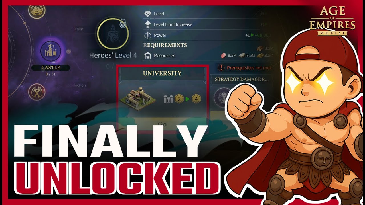 Finally UNLOCKED NEW RESEARCH INSTITUTE! Ultimate Castle Tech Tips & Guide | AoE Mobile