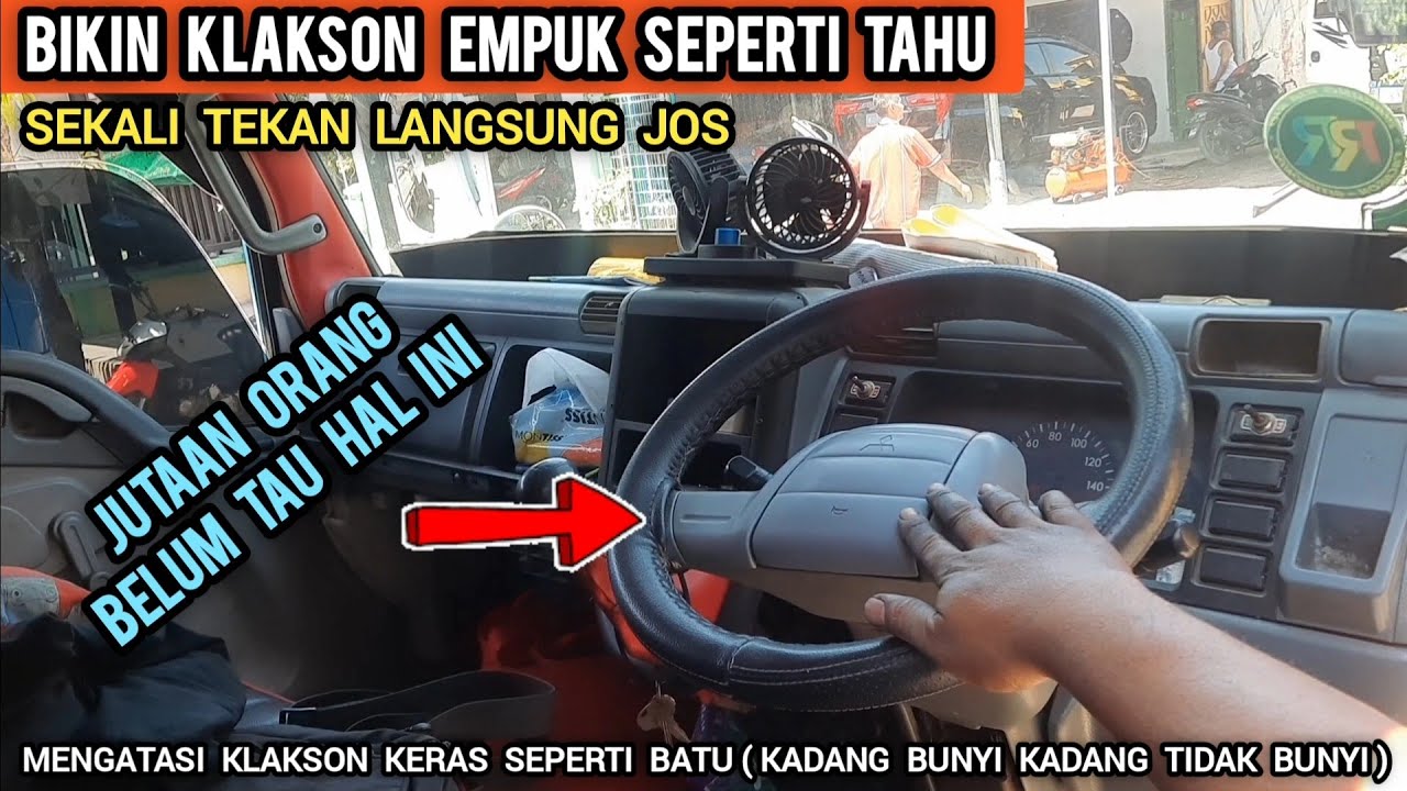 BUKTI NYATA 😱⁉️ BIKIN KLAKSON BISA EMPUK SEPERTI TAHU😀 (perbaikan klakson mobil canter)