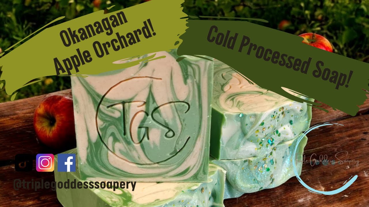 Making Apple Orchard Cold Processed Soap!