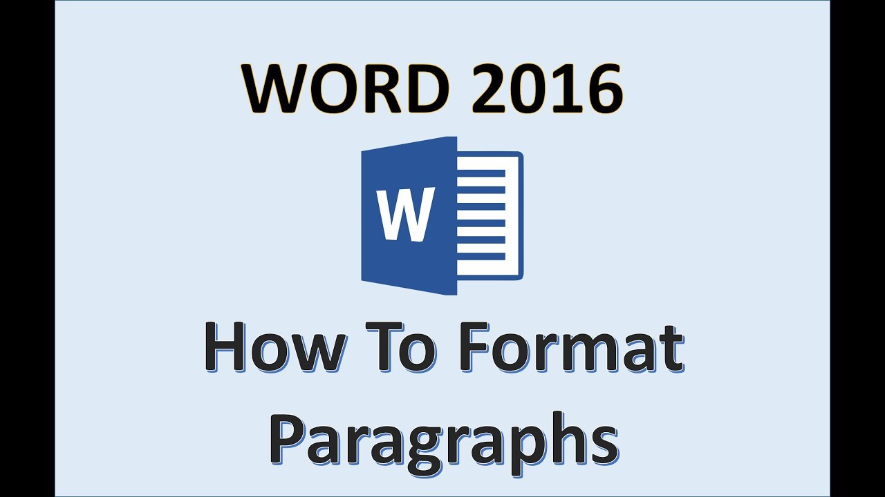 Word 2016 - Line Spacing - How to Change Format of Text and Paragraphs - Paragraph Formatting Layout
