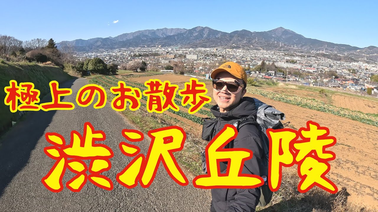 #193 【渋沢丘陵】手軽に絶景散歩！秦野市街と表丹沢を望むパノラマ風景【温泉も沢山】
