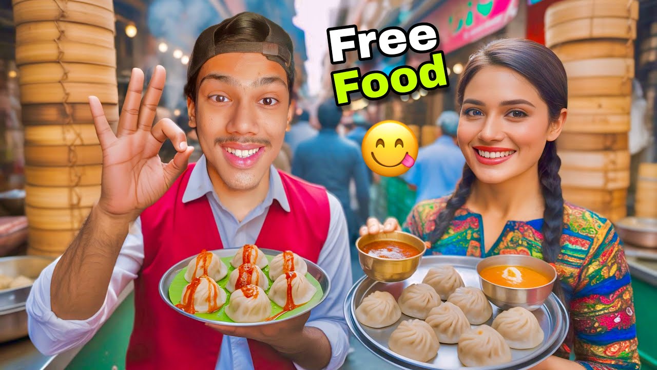 Eating Free Food Challenge For 24 Hours!