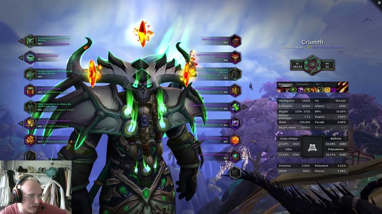 [WoW FR] Tuto Démo Destru + Analyse donjon (Manoir Malvoie +19) DragonFlight 10.2 S3