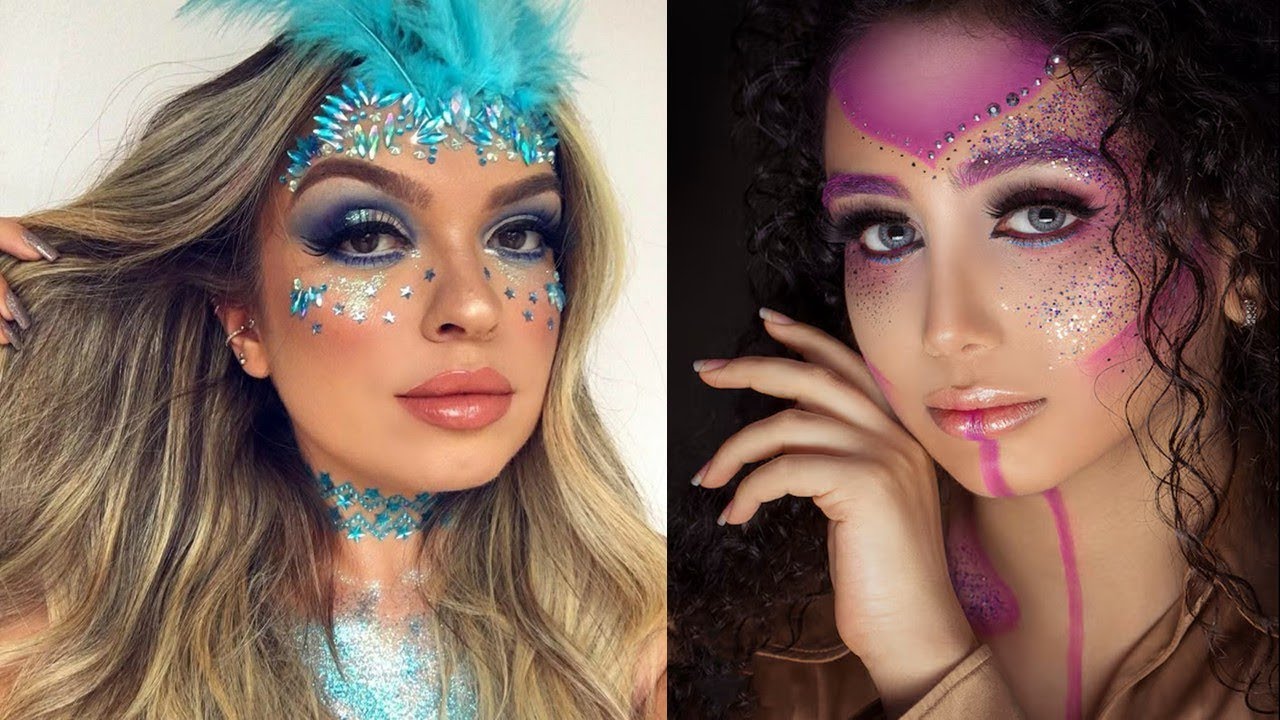 MAQUIAGENS FEMININA PARA O CARNAVAL
