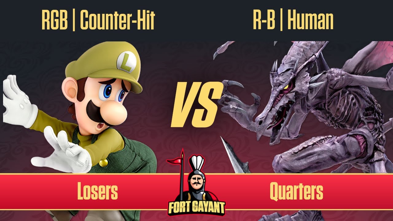 Fort Gayant #7 : Losers Quarters - R-B | Human (Ridley) VS RGB | Counter-Hit (Luigi)