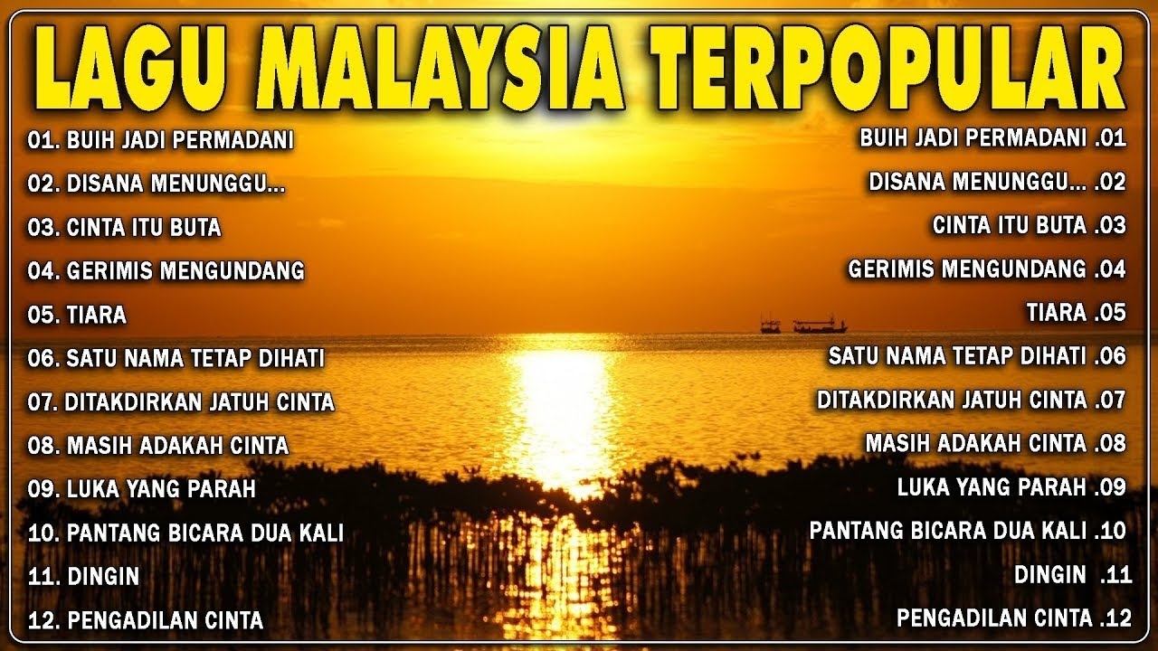 Lagu Malaysia Paling Populer Hits paling dicari