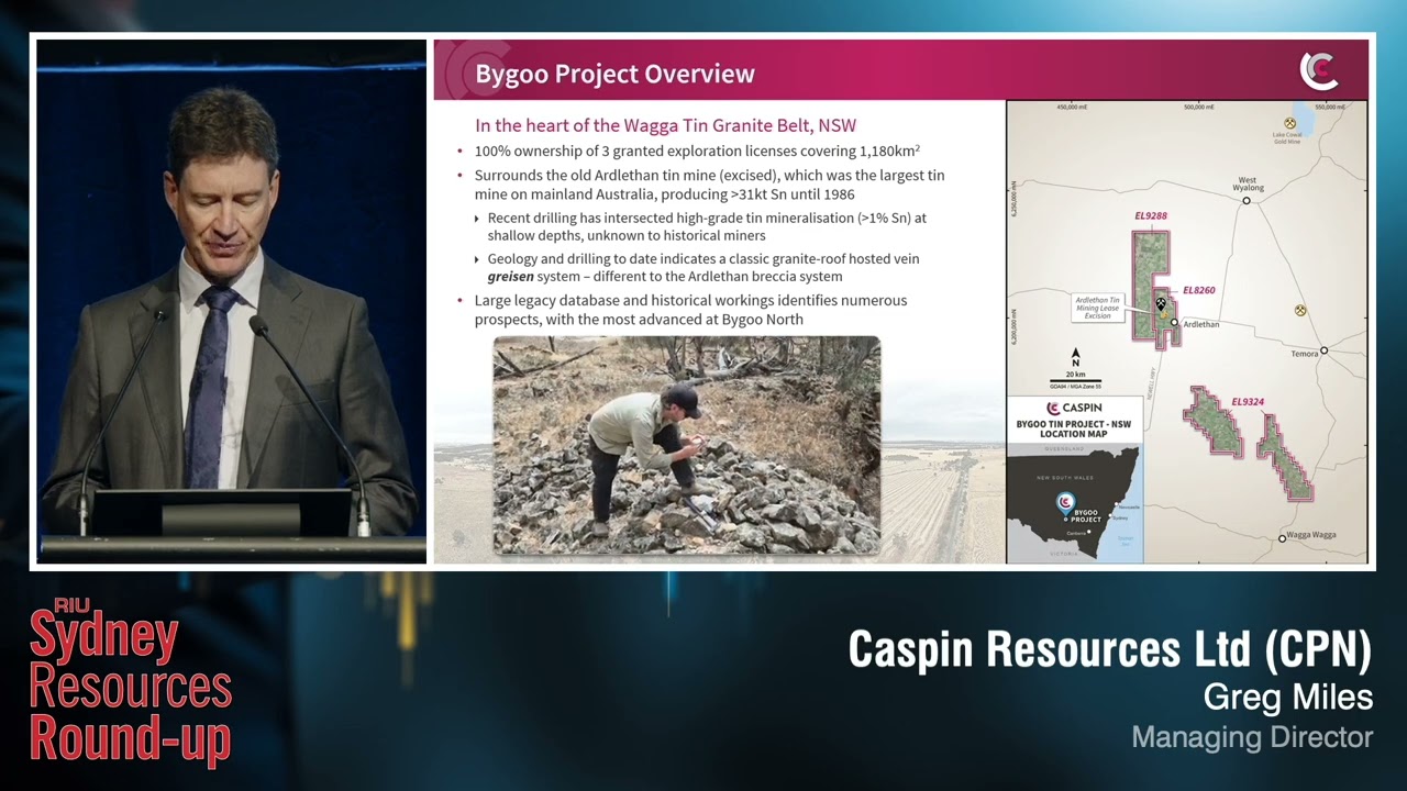 Caspin Resources MD Presentation at RIU Sydney Resources RoundUp