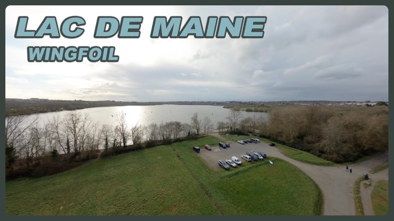 FPV drone - Wingfoil day - Lac de Maine, Angers