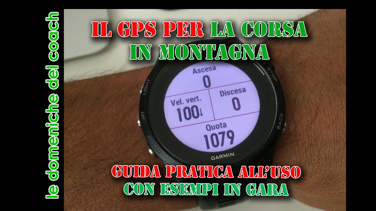 GARA DI TRAIL RUNNING DI MEDIA/LUNGA DISTANZA: USO INTELLIGENTE DELL' OROLOGIO GPS. TIPS AND TRICKS