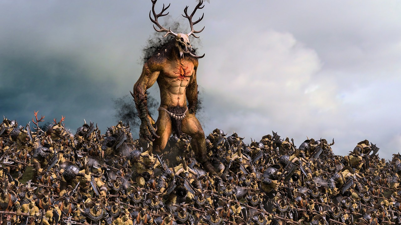 Empire VS Beastmen - Warhammer Cinematic Battle