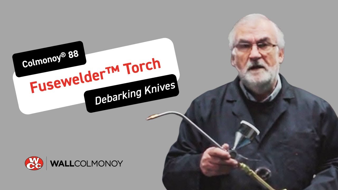 Colmonoy® 88 increases service life of Debarking Knives by 50% using the Fusewelder™ Torch