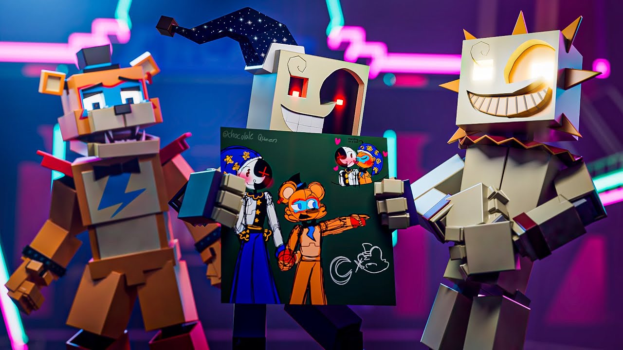 Minecraft FNAF Moondrops Secret relationship! (Minecraft Roleplay)